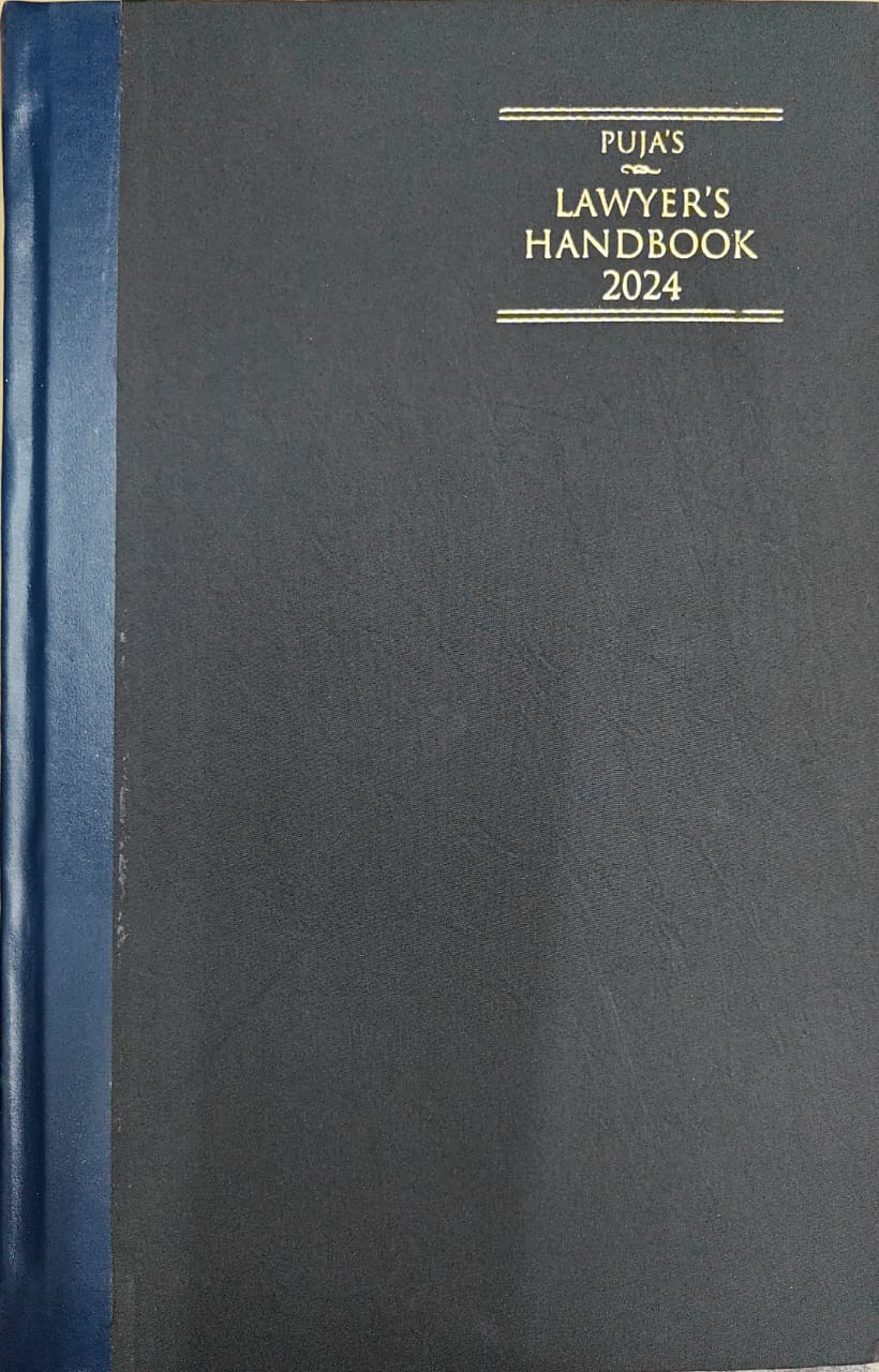 Pujaâ€™s Lawyerâ€™s Handbook 2024 - Register Black