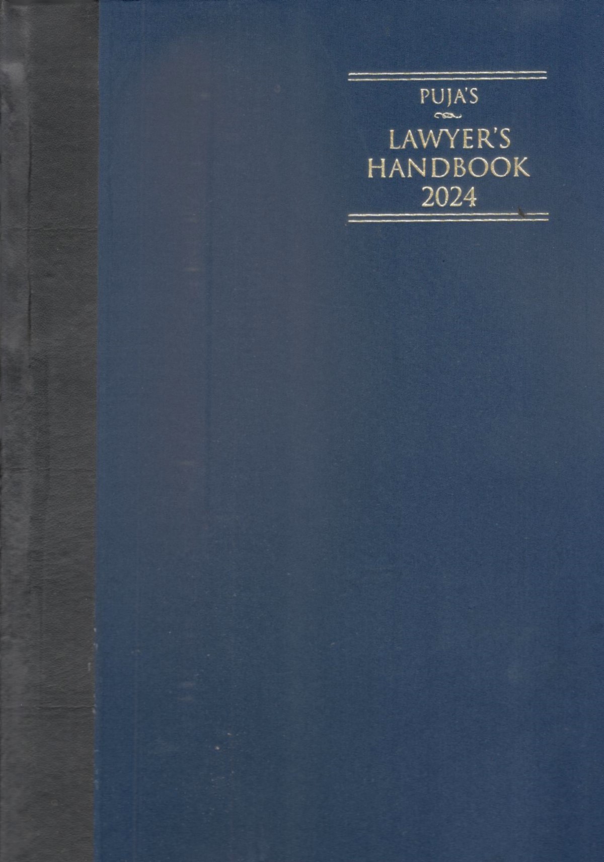  Buy Puja’s Lawyer’s Handbook 2024 - Register Blue
