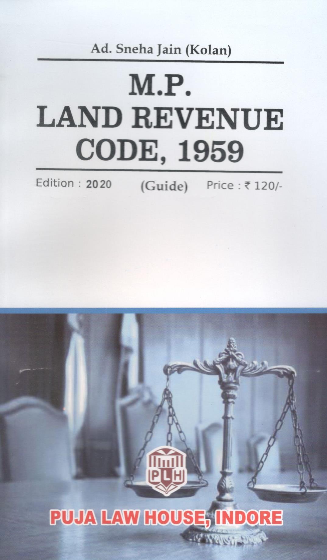  Buy M.P. Land Revenue Code, 1959 (Guide)