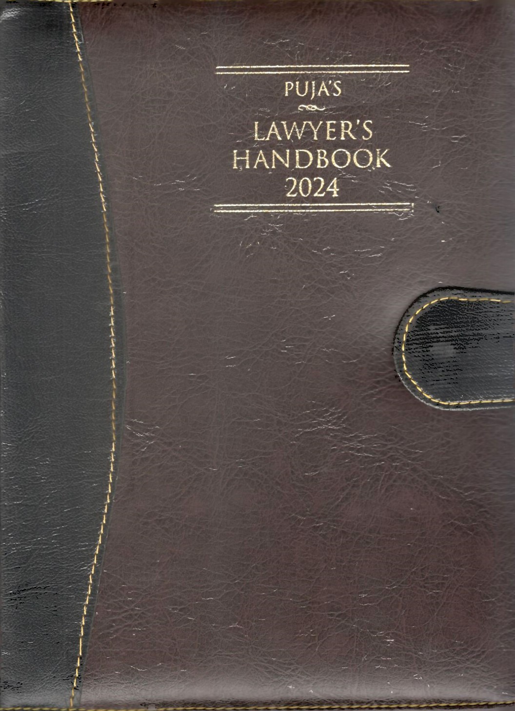  Buy Puja’s Lawyer’s Handbook 2024 - Brown Executive Big Size with Button