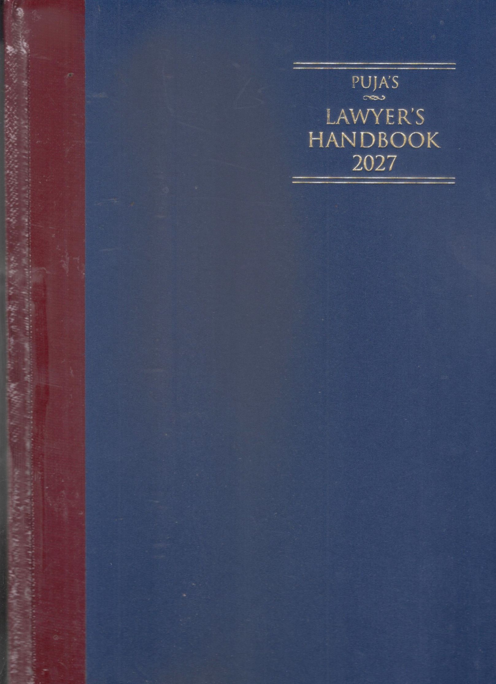 Puja’s Lawyer’s Handbook 2027 - Register Blue