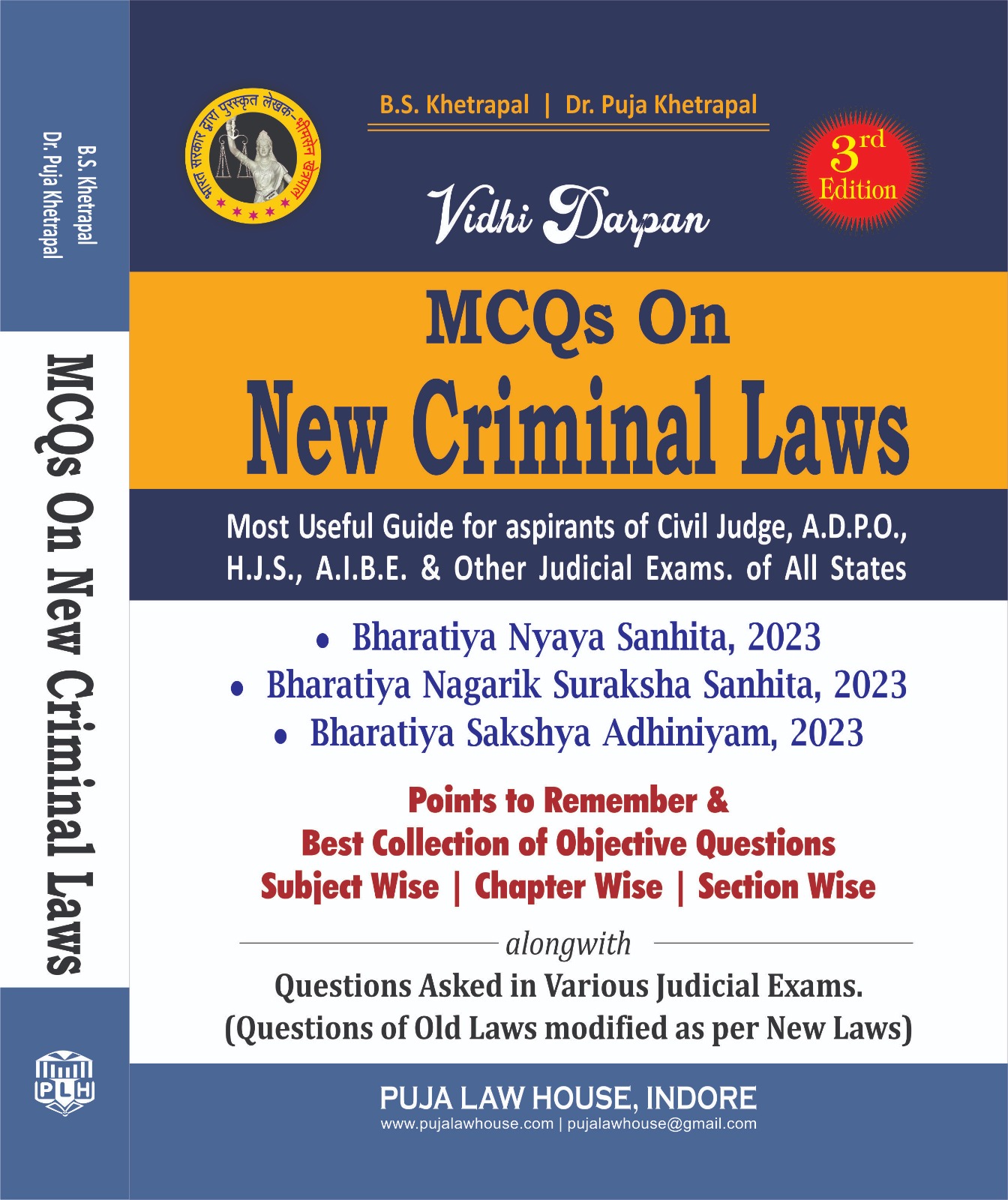 Vidhi Darpan - MCQ On New Criminal Laws 