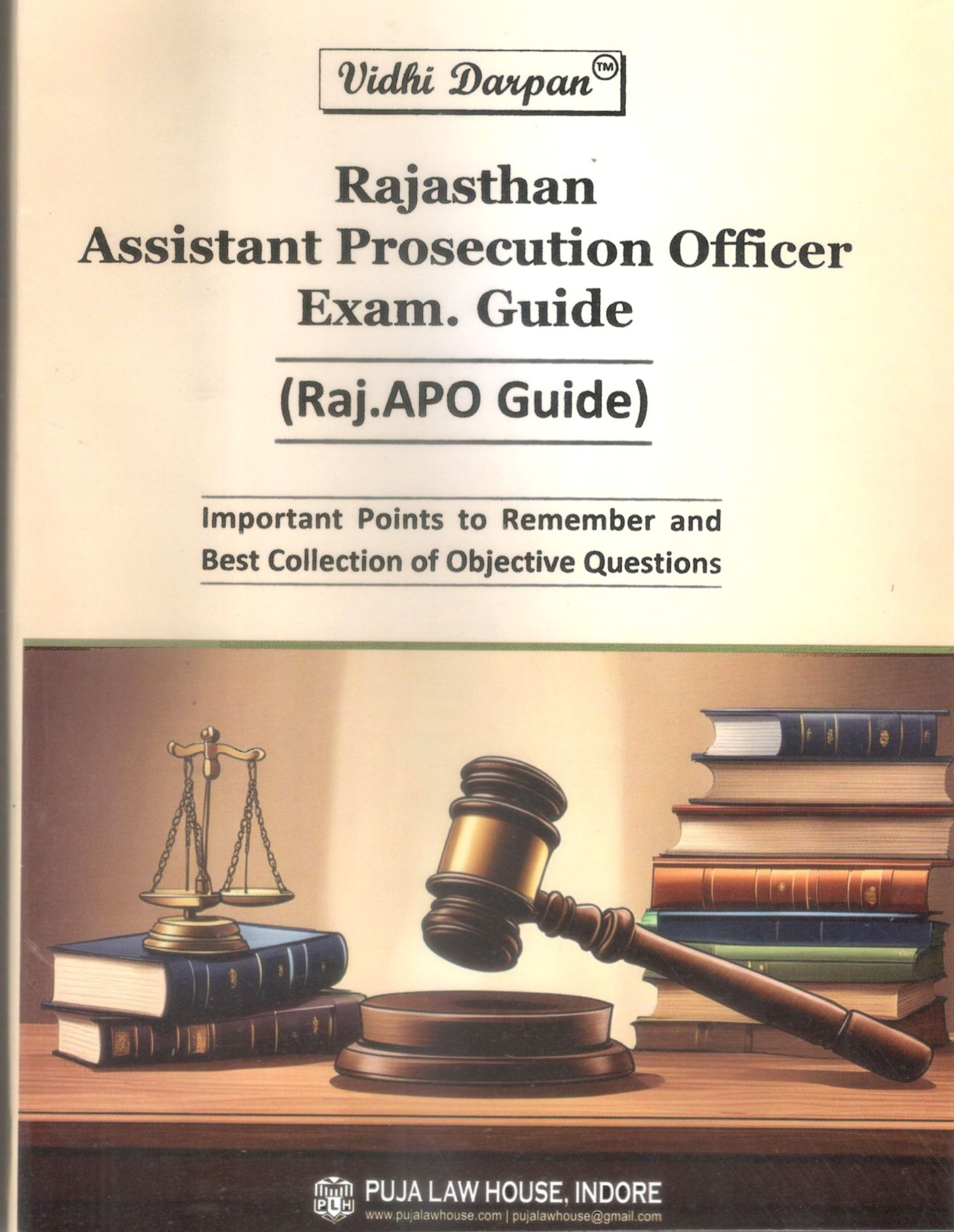 Vidhi Darpan - Rajasthan Assistant Prosecution Officer Exam. Guide (Raj.APO Guide)